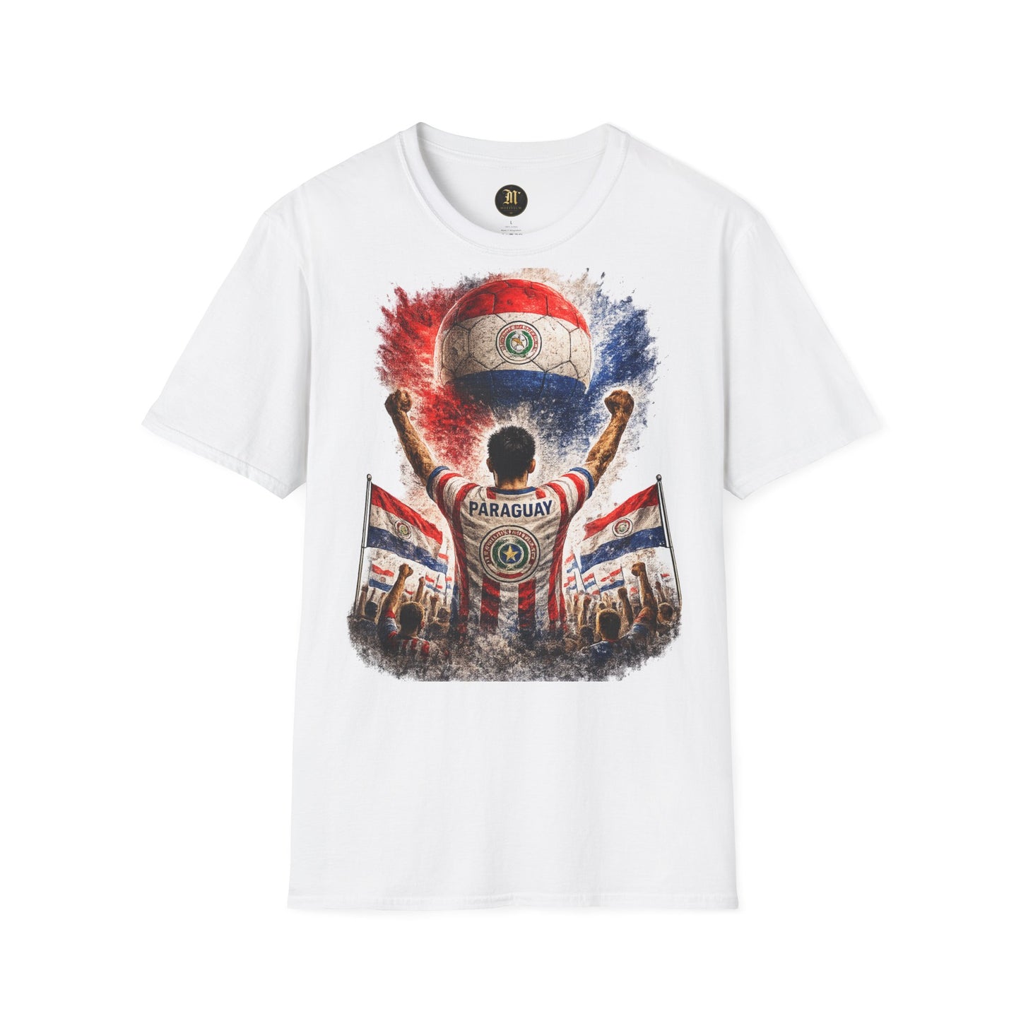 Paraguay Fußball Fan T-Shirt | Paraguay Supporter Shirt | Paraguay Fan Design | Fußball Fanartikel | Geschenk für Paraguay Fans
