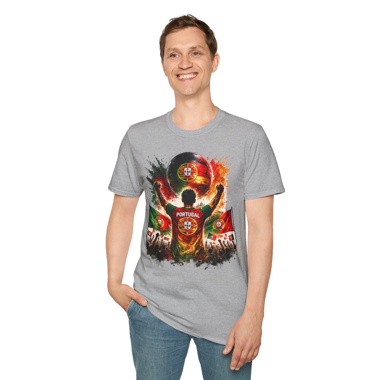 Portugal Fan Shirt 2026 | Portugal Football Supporter T-Shirt | Fußball Fan Geschenk