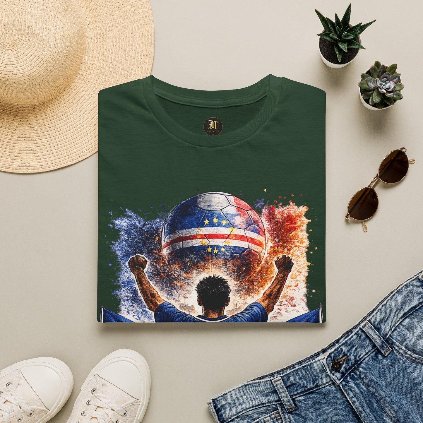 Kap Verde Fan Shirt – Cape Verde Football Supporter T-Shirt | Fußball Fan Geschenk