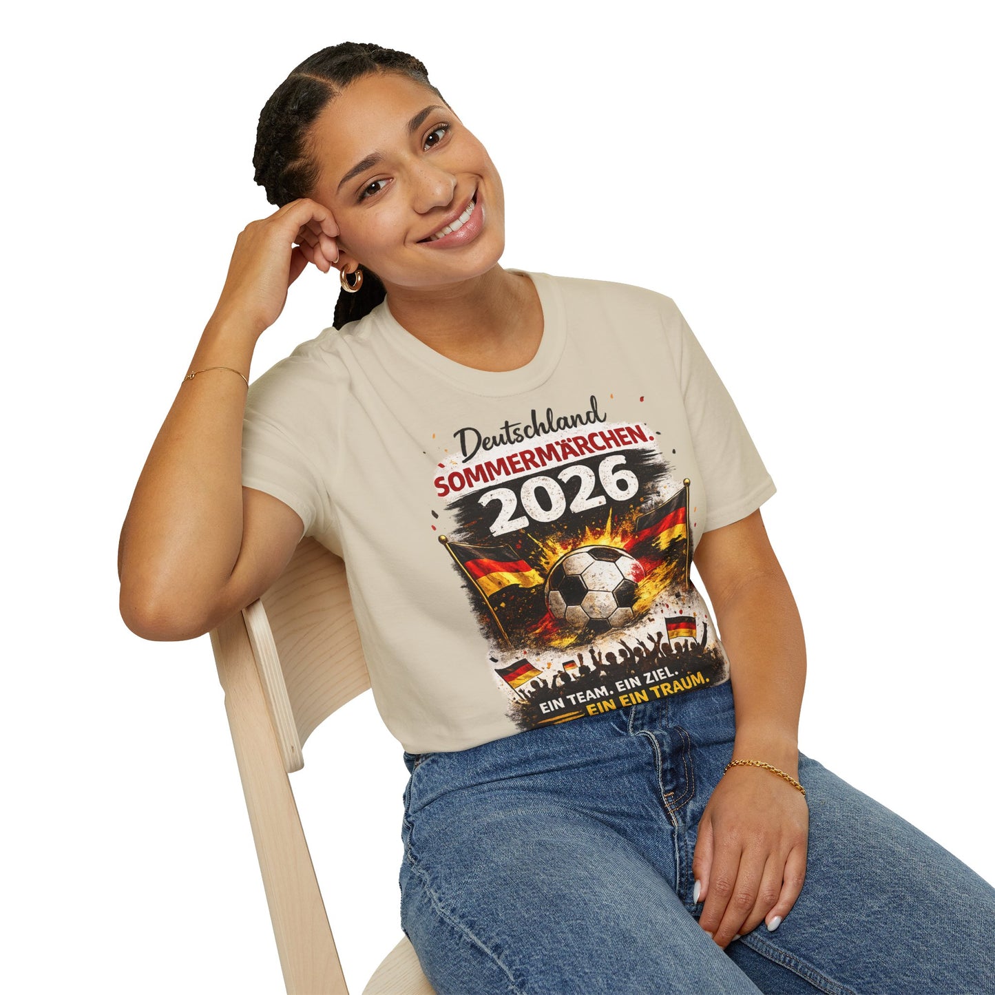 Deutschland Sommermärchen 2026 T-Shirt – Fußball Fan Shirt | Ein Team. Ein Ziel. Ein Traum.