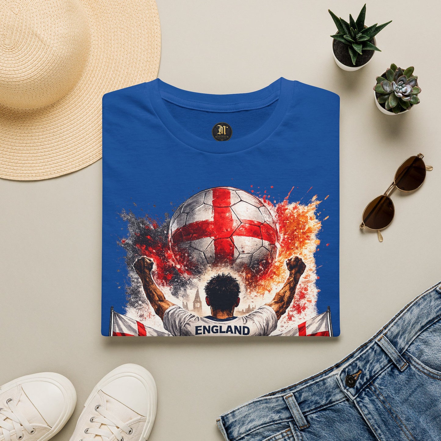 England Fan Shirt 2026 | England Football Supporter T-Shirt | Fußball Fan Geschenk