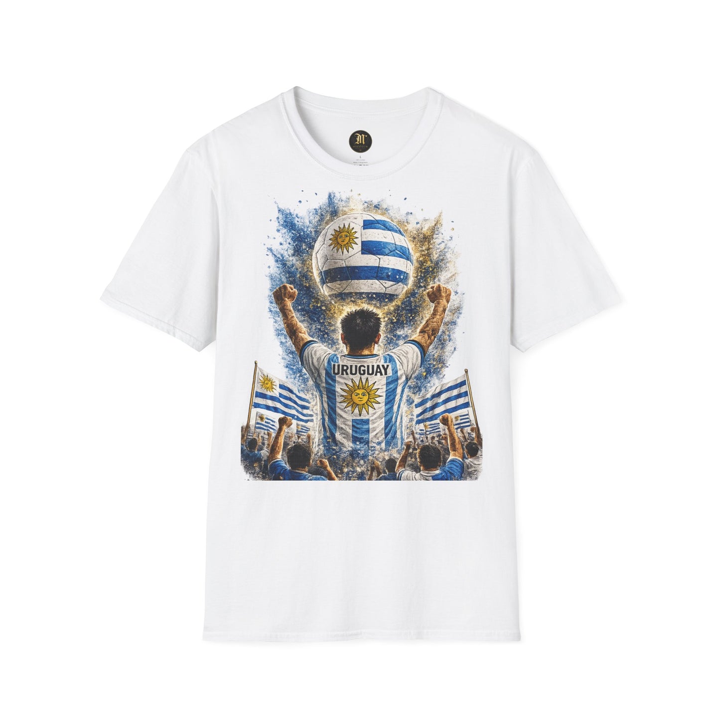 Uruguay Fußball Fan T-Shirt | Uruguay Supporter Shirt | Uruguay Fan Design | Fußball Fanartikel | Geschenk für Uruguay Fans