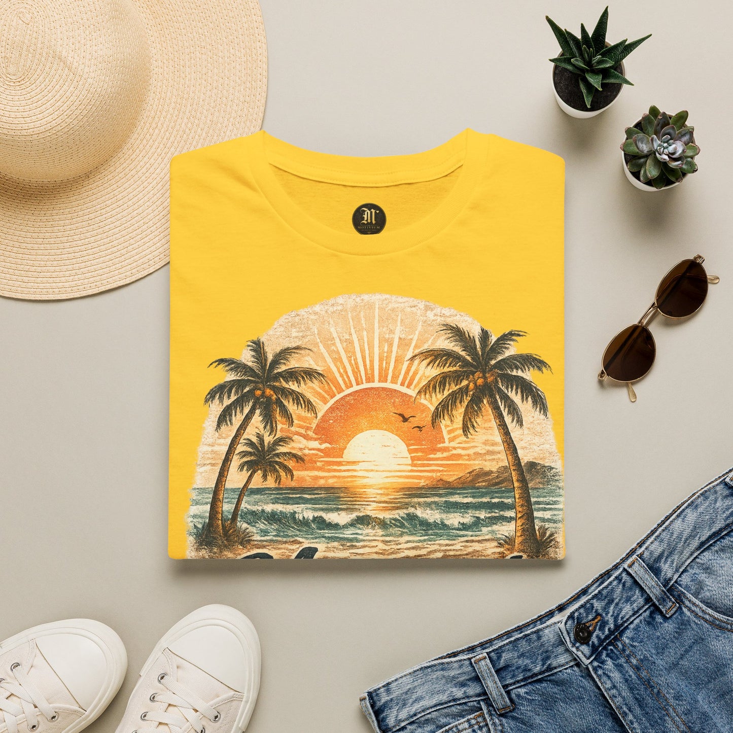 Meerzeit T-Shirt – Salz auf der Haut, Wind im Haar | Vintage Strand Shirt | Sommer Urlaub Meer Geschenk
