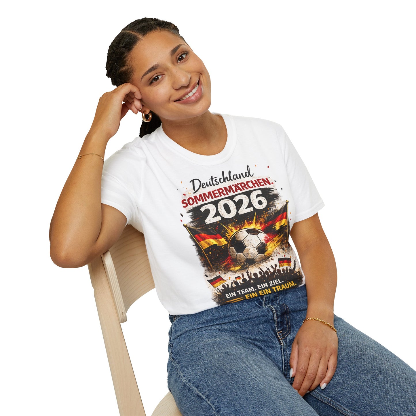 Deutschland Sommermärchen 2026 T-Shirt – Fußball Fan Shirt | Ein Team. Ein Ziel. Ein Traum.