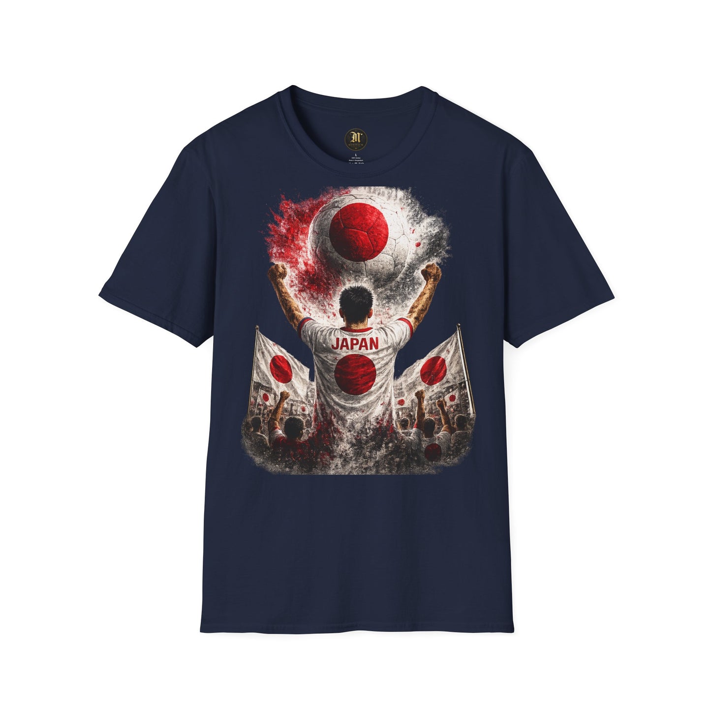 Japan Fußball Fan T-Shirt | Japan Supporter Shirt | Japan Fan Design | Fußball Fanartikel | Geschenk für Japan Fans