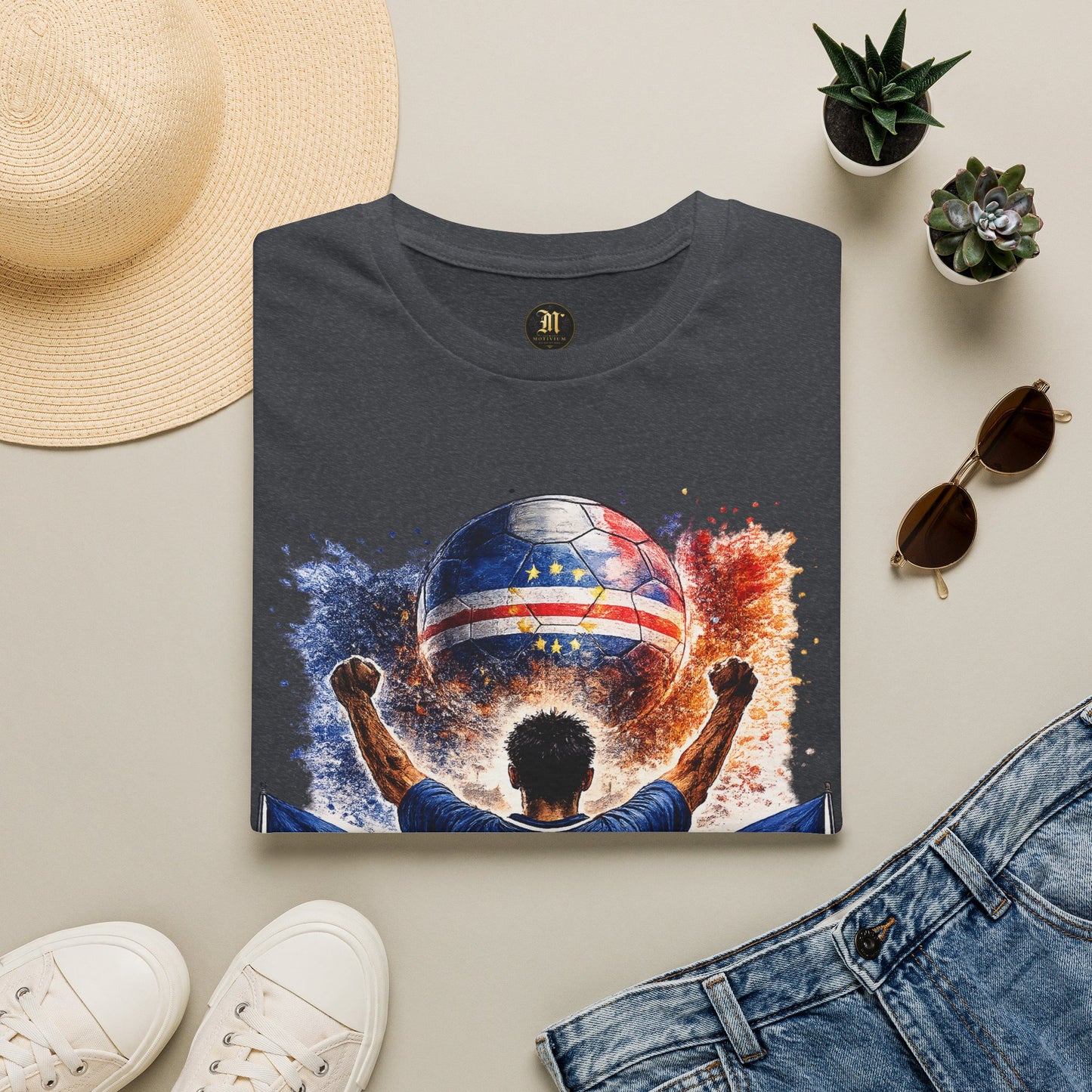 Kap Verde Fan Shirt – Cape Verde Football Supporter T-Shirt | Fußball Fan Geschenk