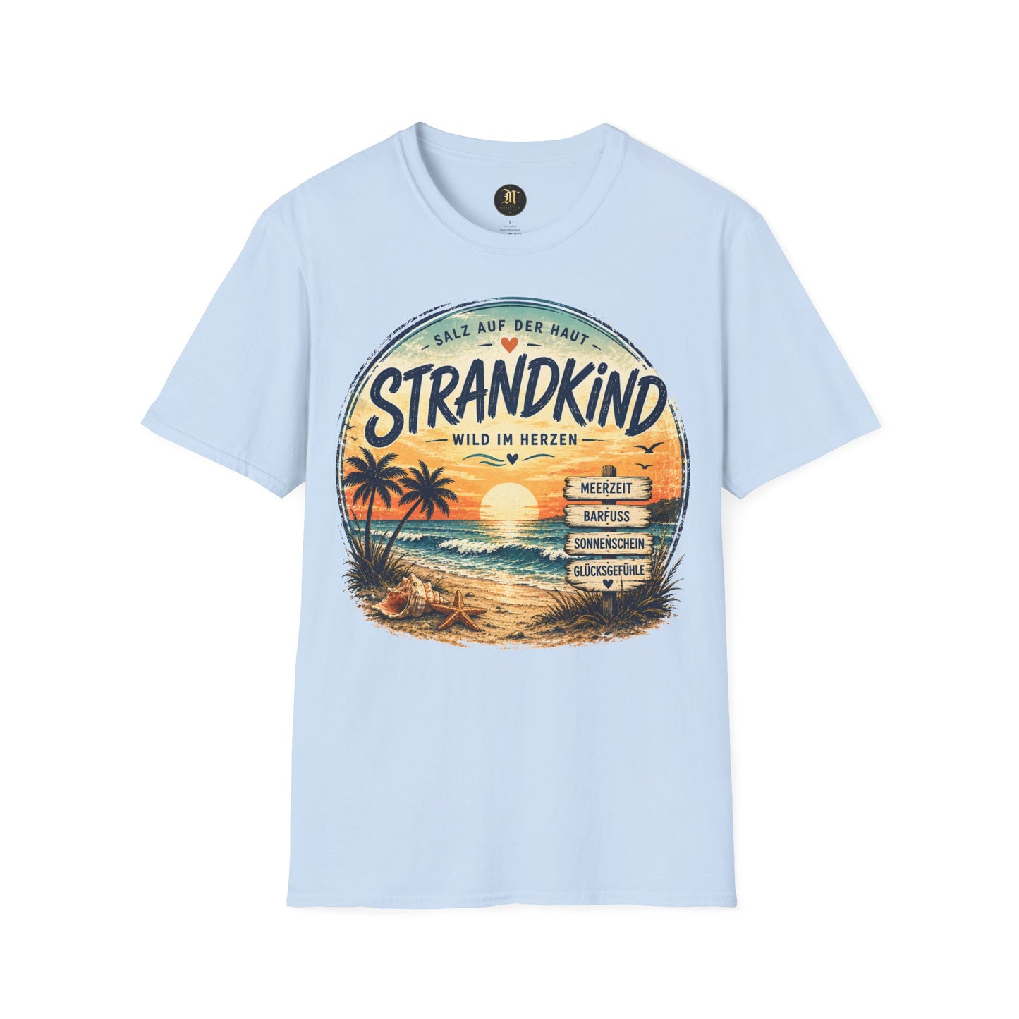 Strandkind T-Shirt – Salz auf der Haut, Wild im Herzen | Sommer & Meer Motiv