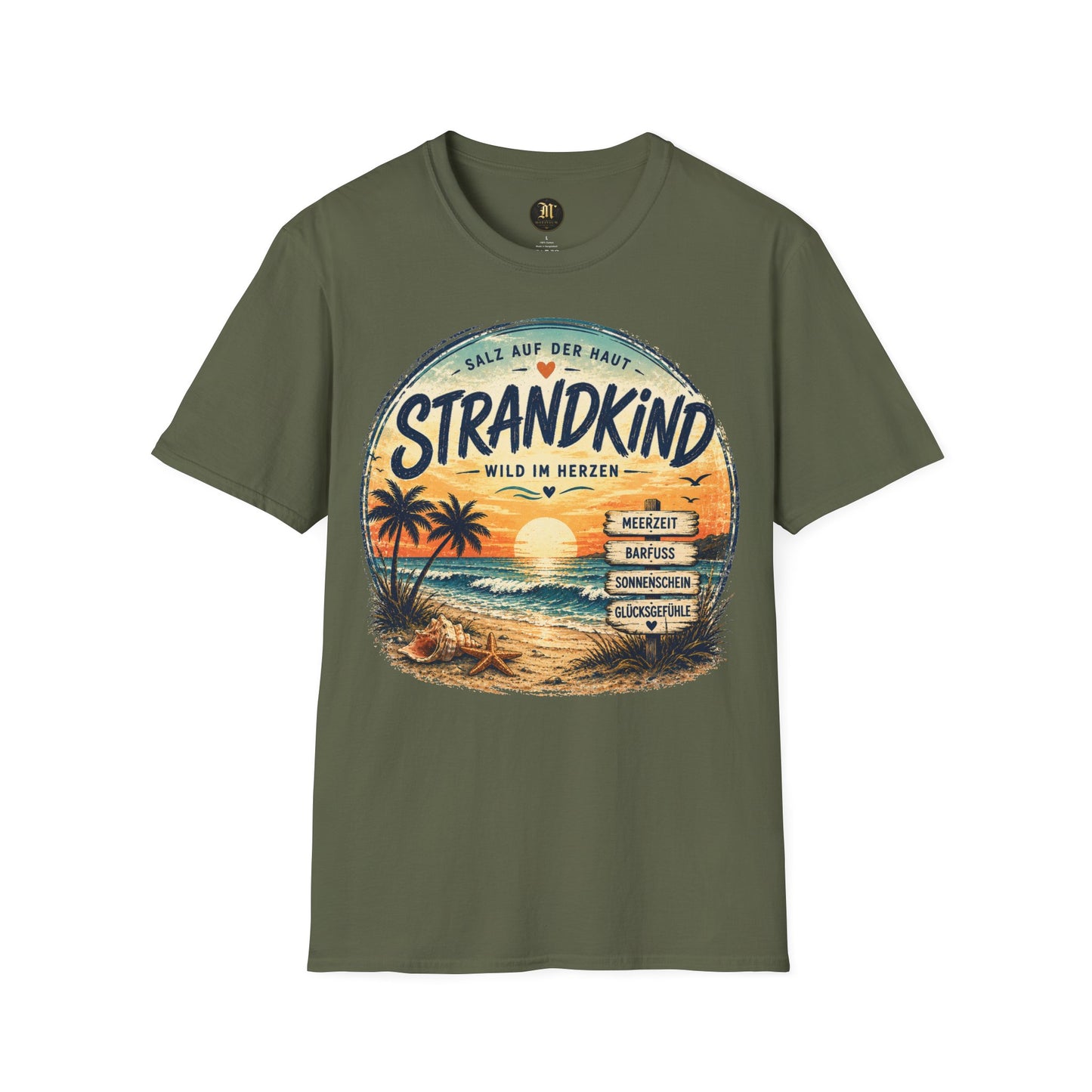 Strandkind T-Shirt – Salz auf der Haut, Wild im Herzen | Sommer & Meer Motiv