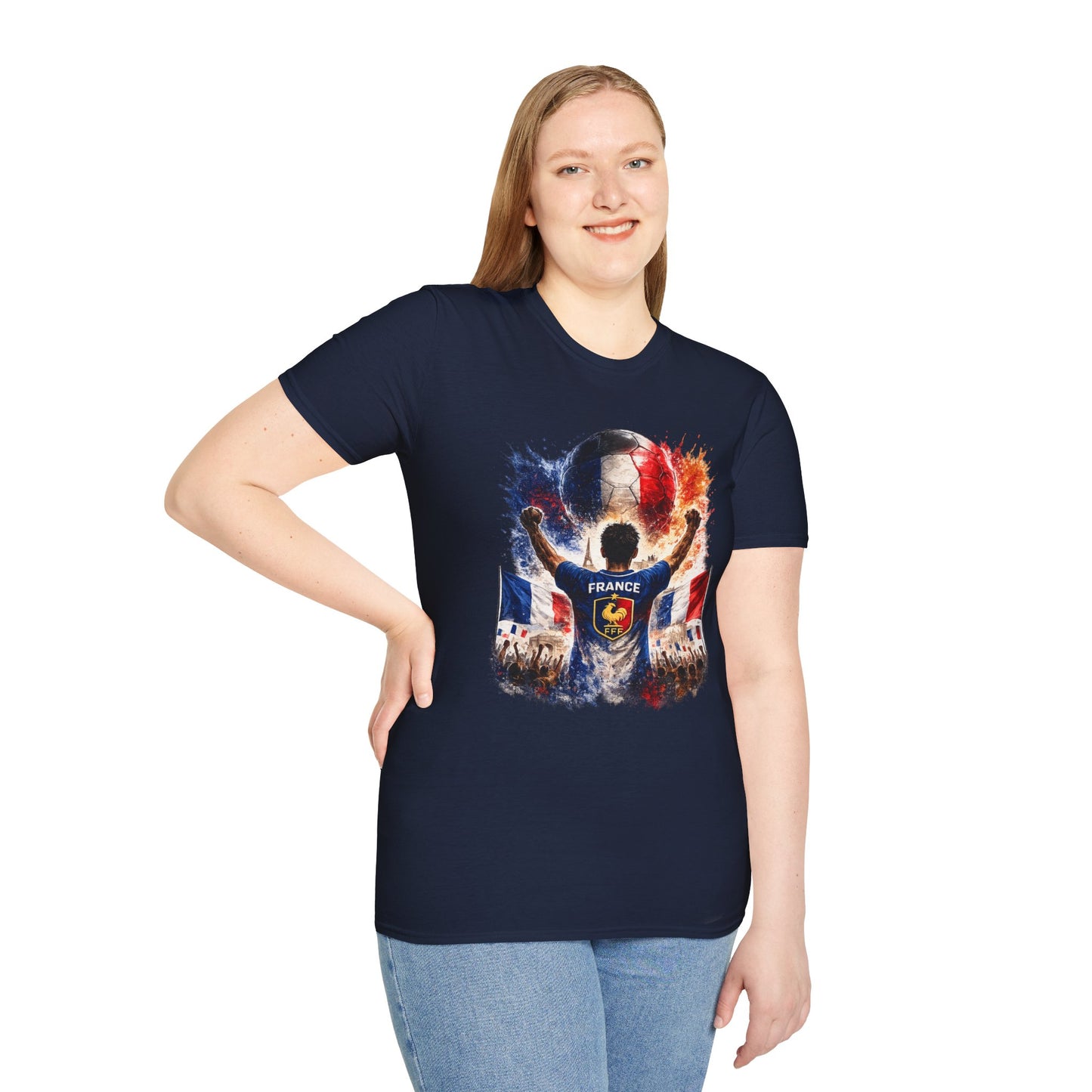 Frankreich Fan Shirt 2026 | France Football Supporter T-Shirt | Fußball Fan Geschenk