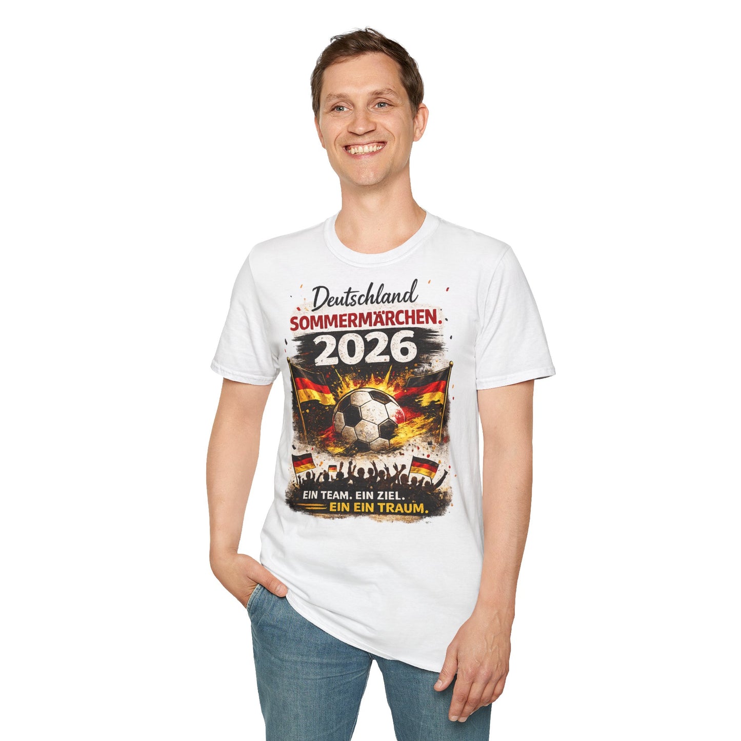 Deutschland Sommermärchen 2026 T-Shirt – Fußball Fan Shirt | Ein Team. Ein Ziel. Ein Traum.