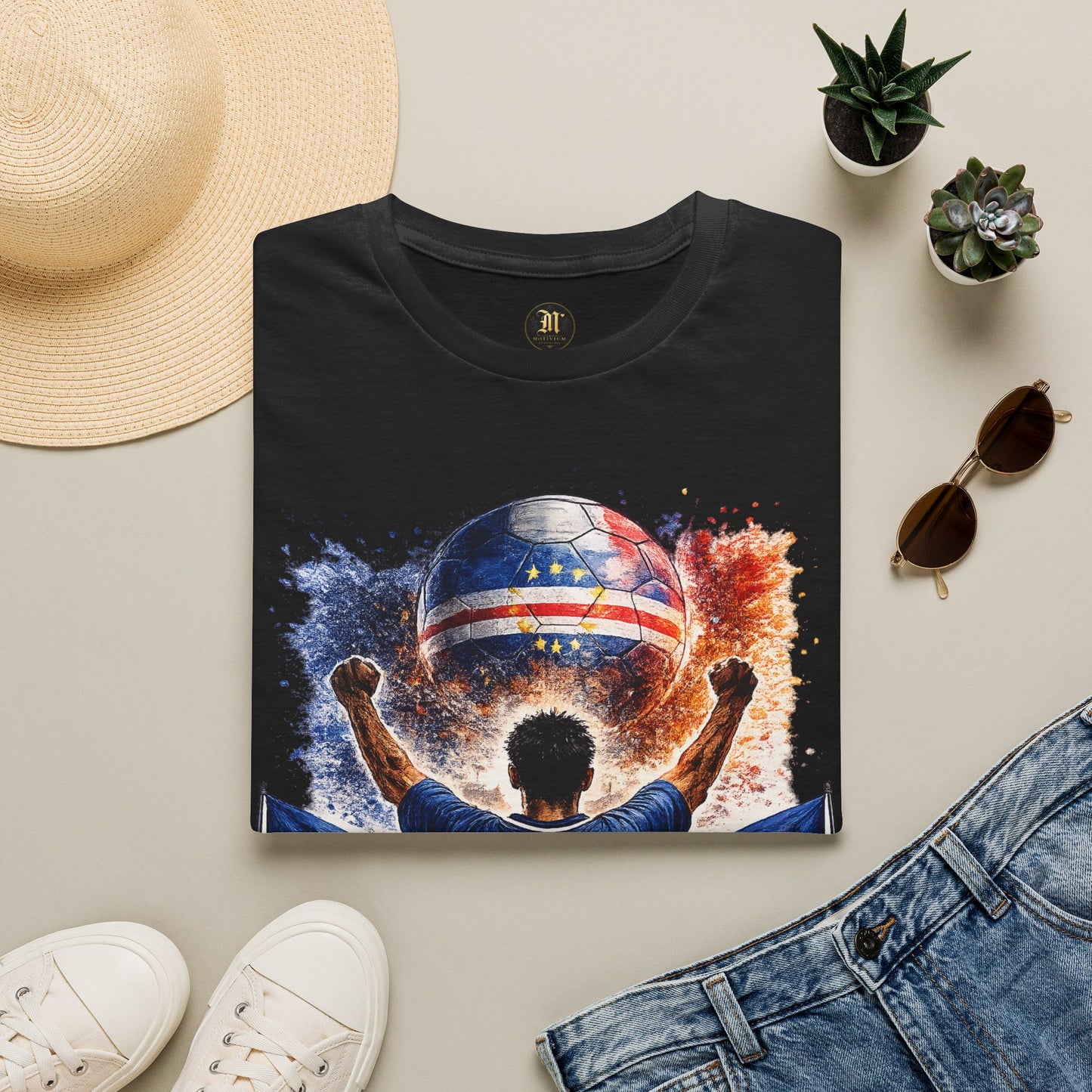 Kap Verde Fan Shirt – Cape Verde Football Supporter T-Shirt | Fußball Fan Geschenk