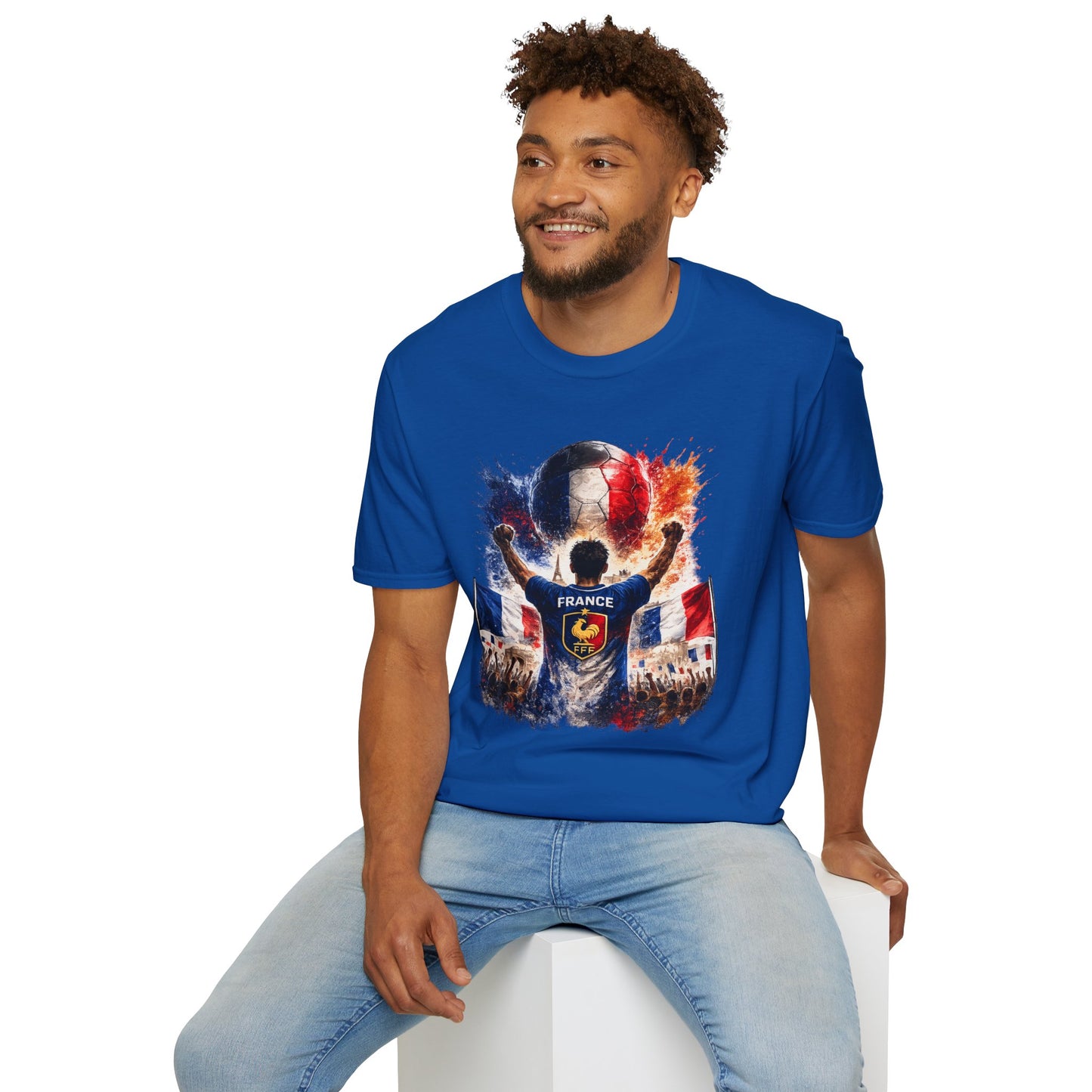 Frankreich Fan Shirt 2026 | France Football Supporter T-Shirt | Fußball Fan Geschenk