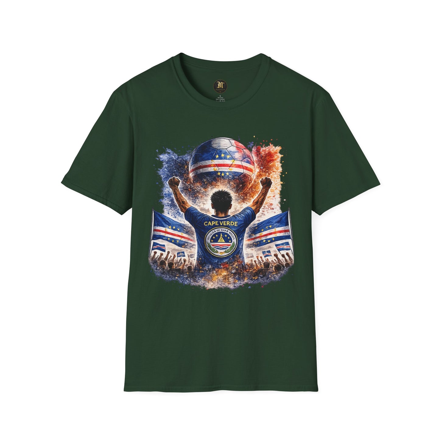 Kap Verde Fan Shirt – Cape Verde Football Supporter T-Shirt | Fußball Fan Geschenk