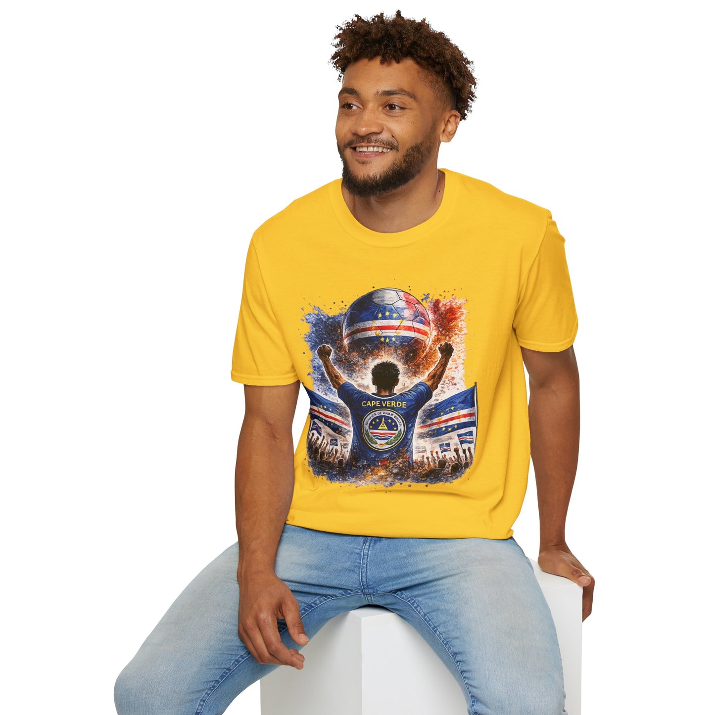 Kap Verde Fan Shirt – Cape Verde Football Supporter T-Shirt | Fußball Fan Geschenk