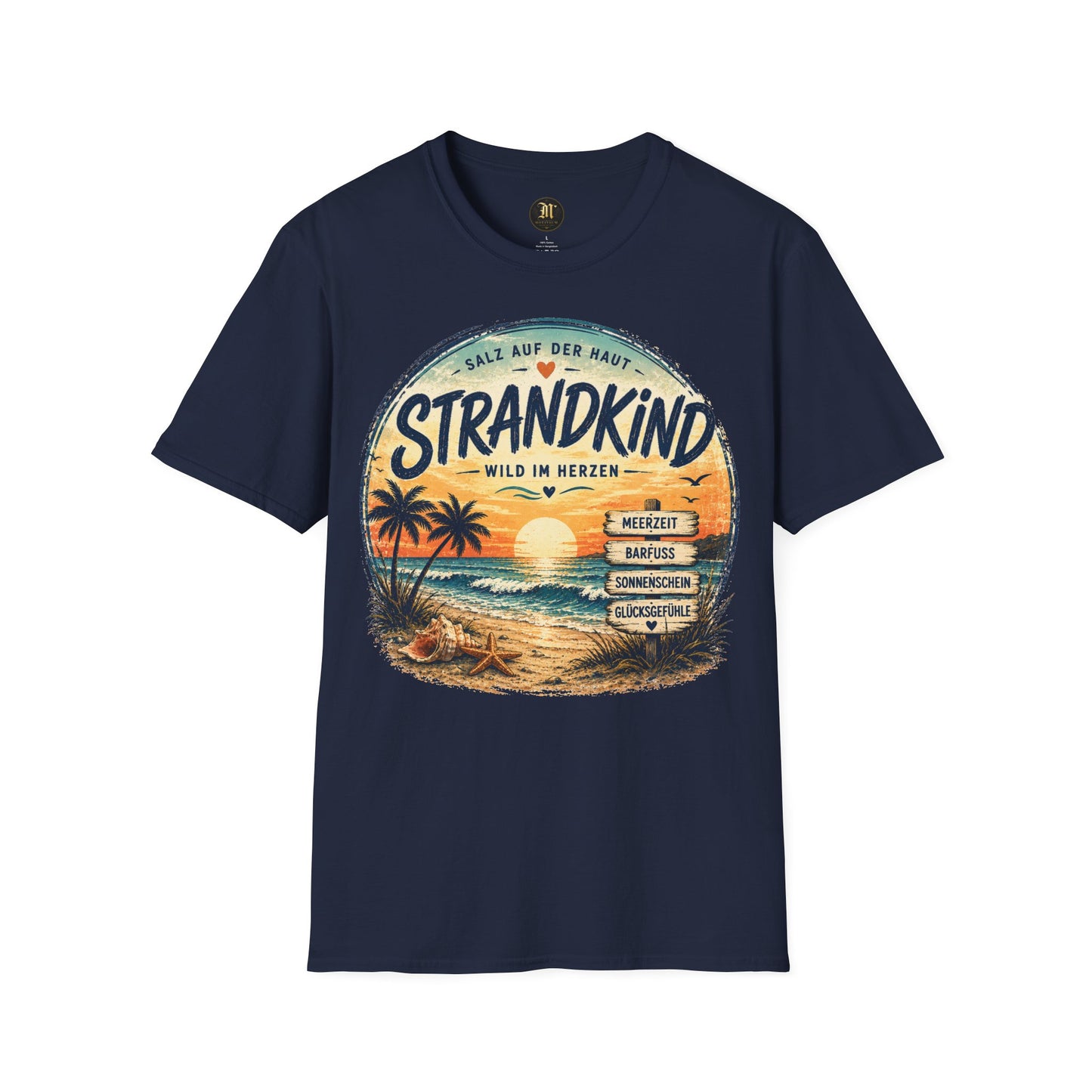 Strandkind T-Shirt – Salz auf der Haut, Wild im Herzen | Sommer & Meer Motiv