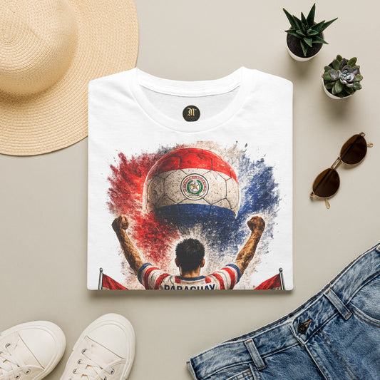 Paraguay Fußball Fan T-Shirt | Paraguay Supporter Shirt | Paraguay Fan Design | Fußball Fanartikel | Geschenk für Paraguay Fans