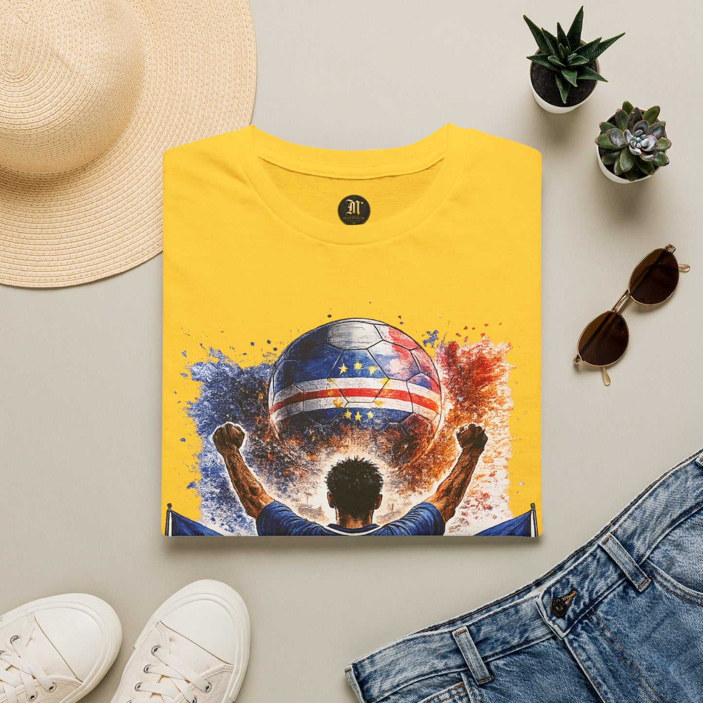 Kap Verde Fan Shirt – Cape Verde Football Supporter T-Shirt | Fußball Fan Geschenk
