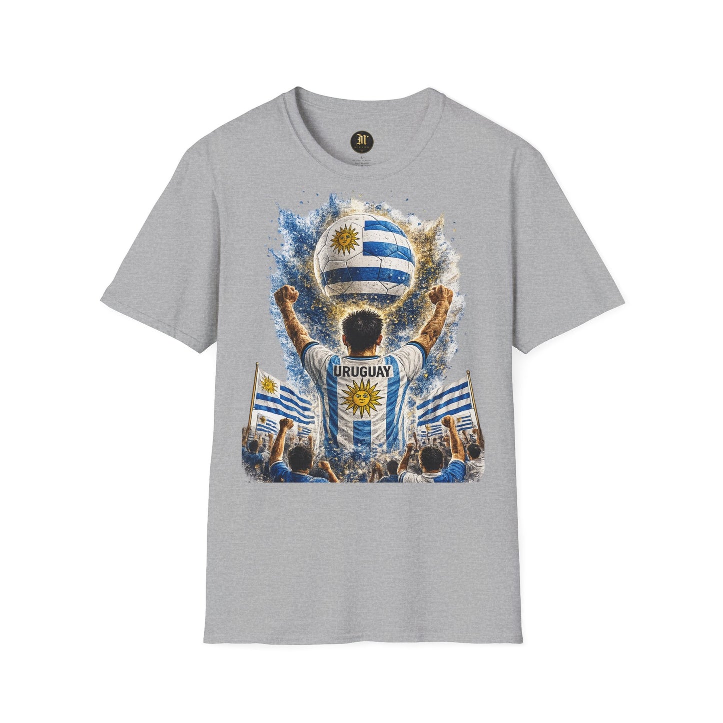 Uruguay Fußball Fan T-Shirt | Uruguay Supporter Shirt | Uruguay Fan Design | Fußball Fanartikel | Geschenk für Uruguay Fans