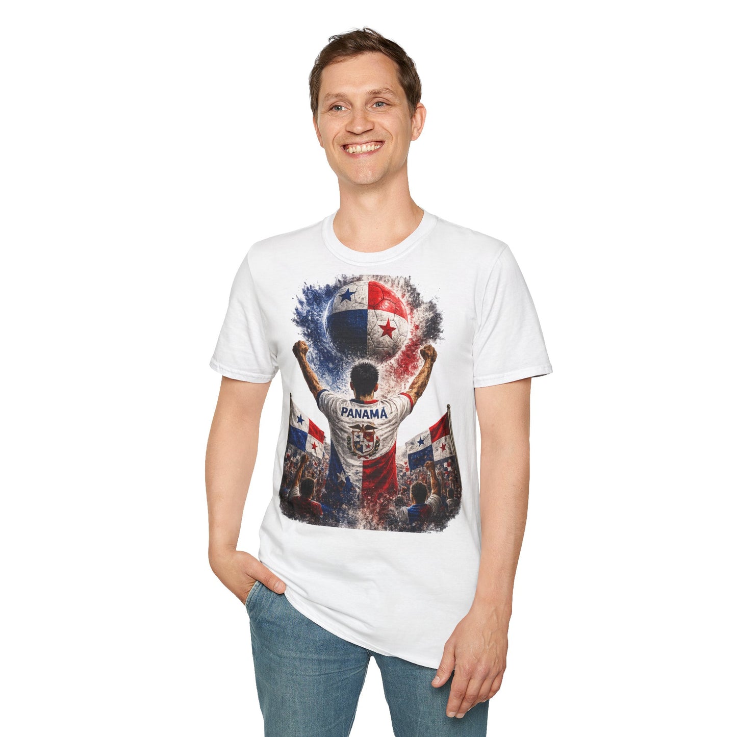 Panama Fußball Fan T-Shirt | Panama Supporter Shirt | Panama Fan Design | Fußball Fanartikel | Geschenk für Panama Fans