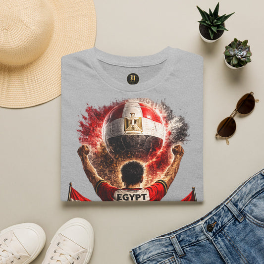 Ägypten Fußball Fan T-Shirt | Egypt Supporter Shirt | Egypt Fan Design | Fußball Fanartikel | Geschenk für Ägypten Fans