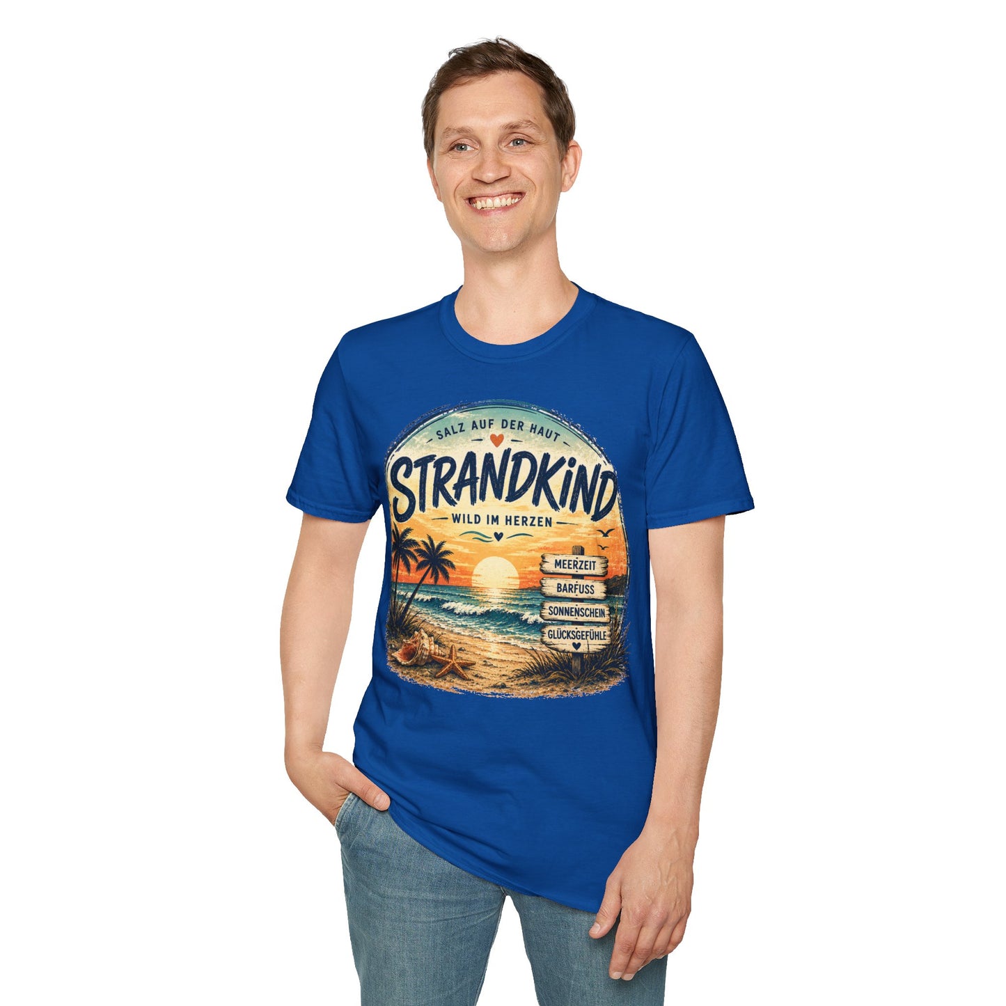 Strandkind T-Shirt – Salz auf der Haut, Wild im Herzen | Sommer & Meer Motiv