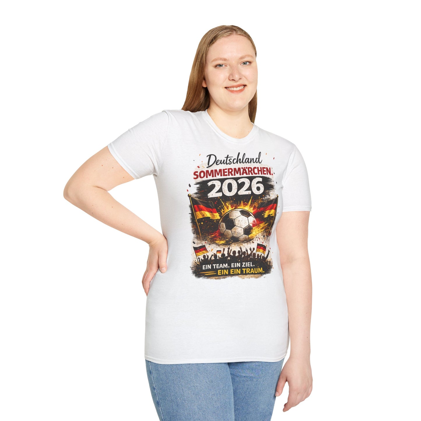 Deutschland Sommermärchen 2026 T-Shirt – Fußball Fan Shirt | Ein Team. Ein Ziel. Ein Traum.