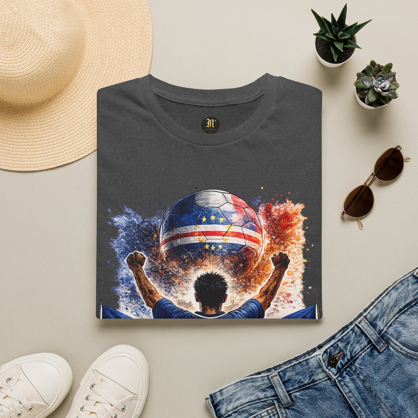 Kap Verde Fan Shirt – Cape Verde Football Supporter T-Shirt | Fußball Fan Geschenk