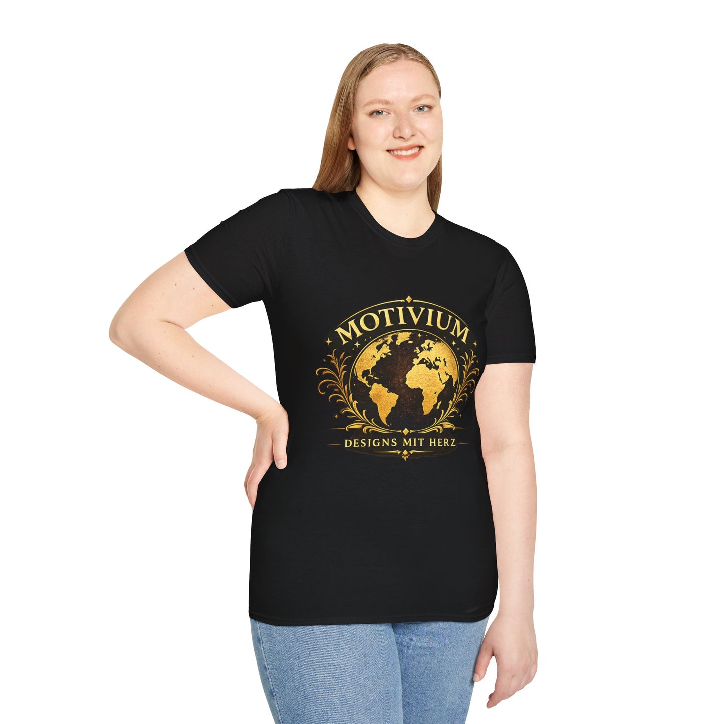 Motivium World Edition – Premium T-Shirt | Designs mit Herz