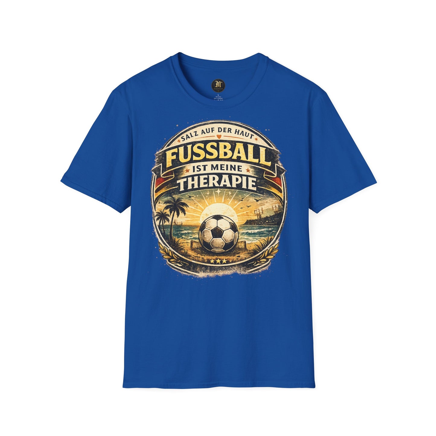 Fußball ist meine Therapie Shirt | Vintage Fußball Sommer Beach Lifestyle T-Shirt