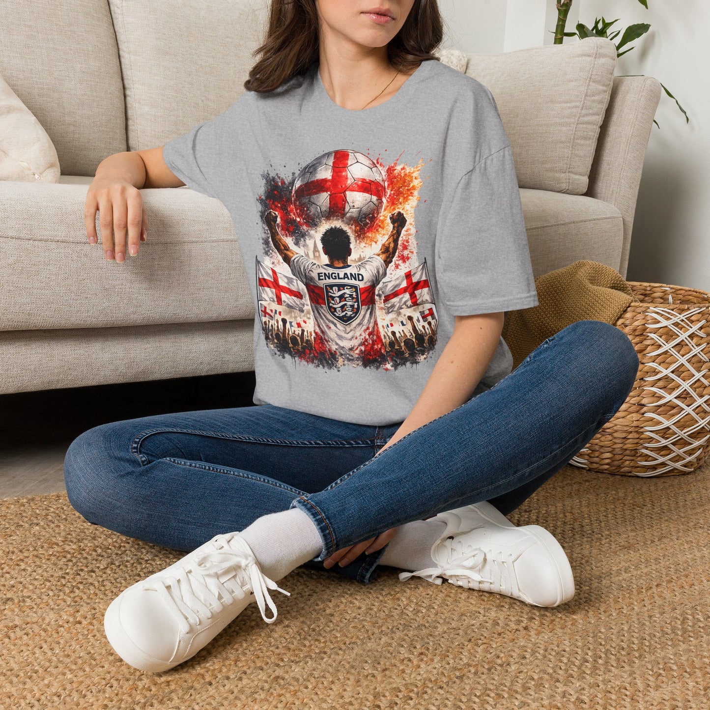 England Fan Shirt 2026 | England Football Supporter T-Shirt | Fußball Fan Geschenk