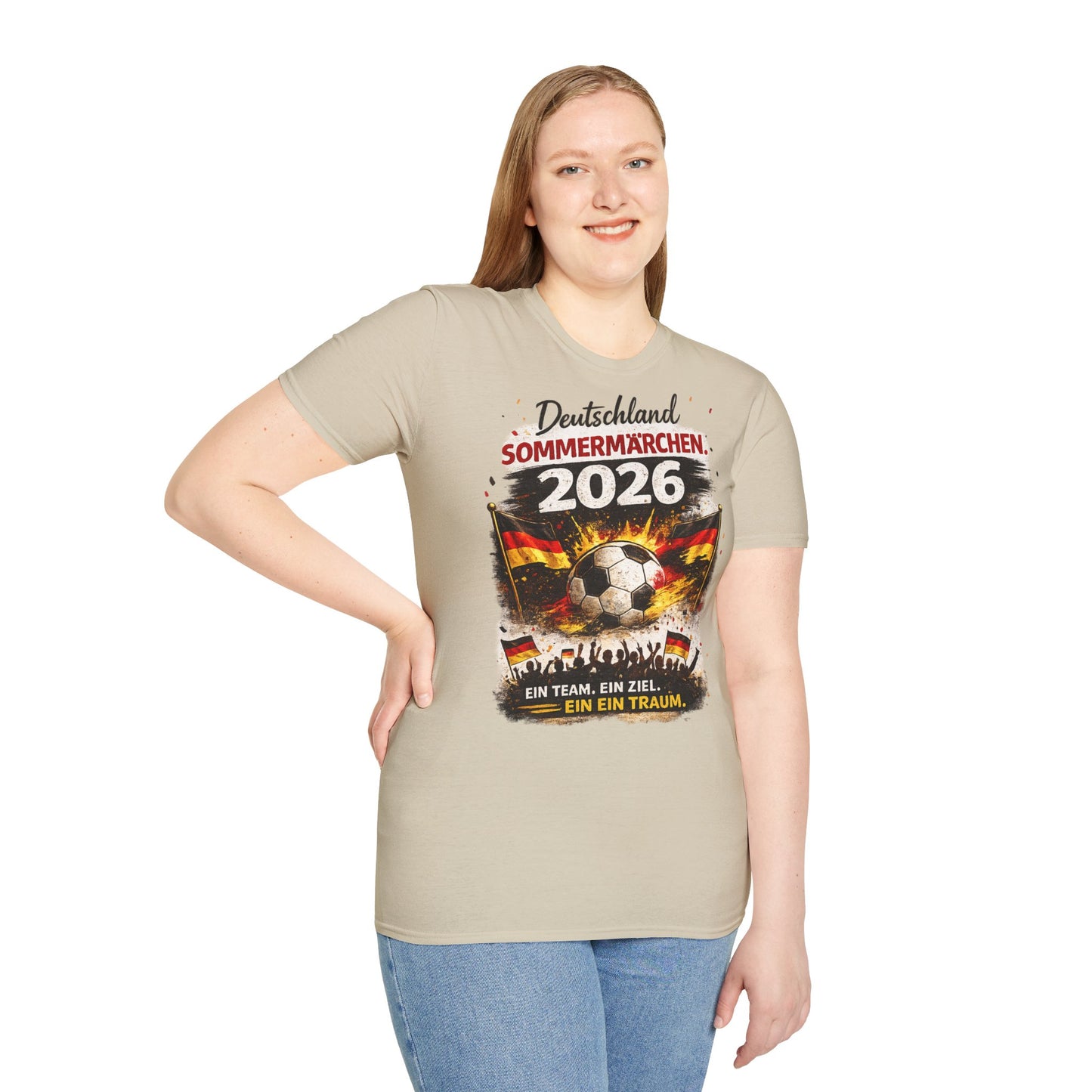 Deutschland Sommermärchen 2026 T-Shirt – Fußball Fan Shirt | Ein Team. Ein Ziel. Ein Traum.