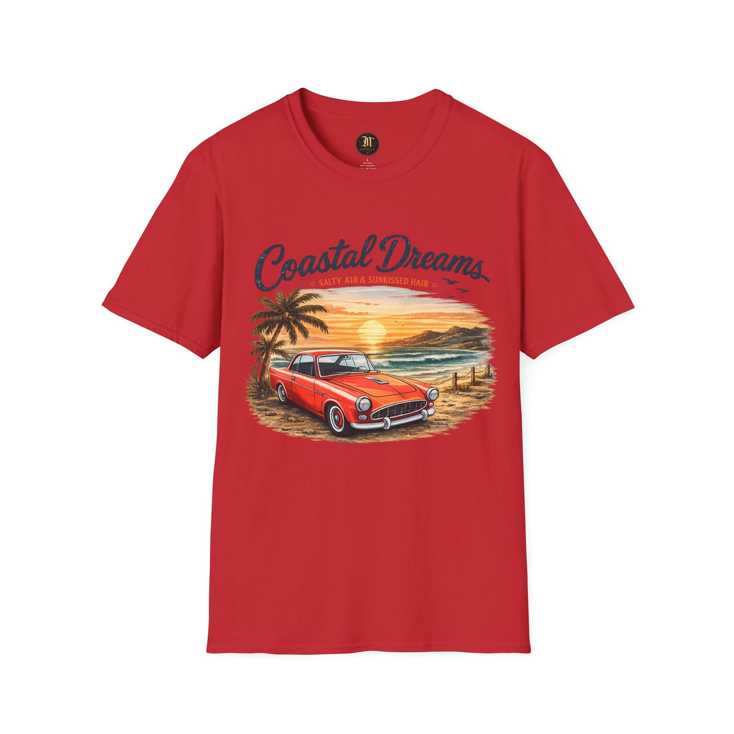 Coastal Dreams T-Shirt – Salzige Luft & Sonnengeküsstes Haar | Vintage Oldtimer Strand Motiv