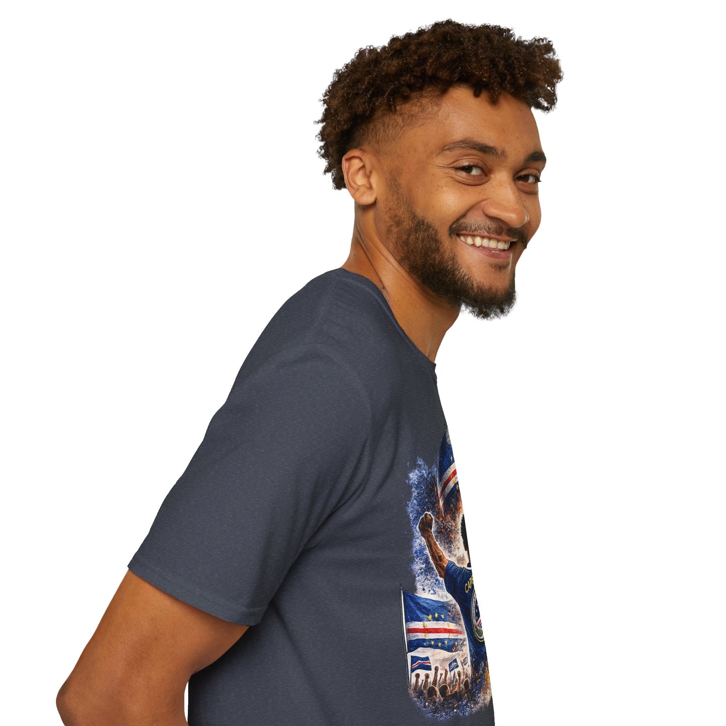 Kap Verde Fan Shirt – Cape Verde Football Supporter T-Shirt | Fußball Fan Geschenk