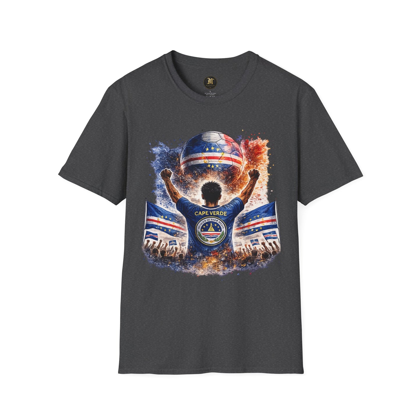 Kap Verde Fan Shirt – Cape Verde Football Supporter T-Shirt | Fußball Fan Geschenk
