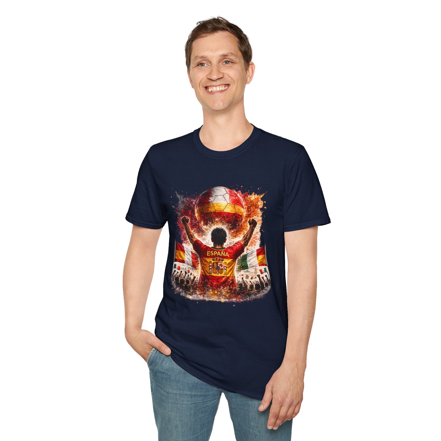 Spanien Fan Shirt 2026 | Spain Football Supporter T-Shirt | Fußball Fan Geschenk