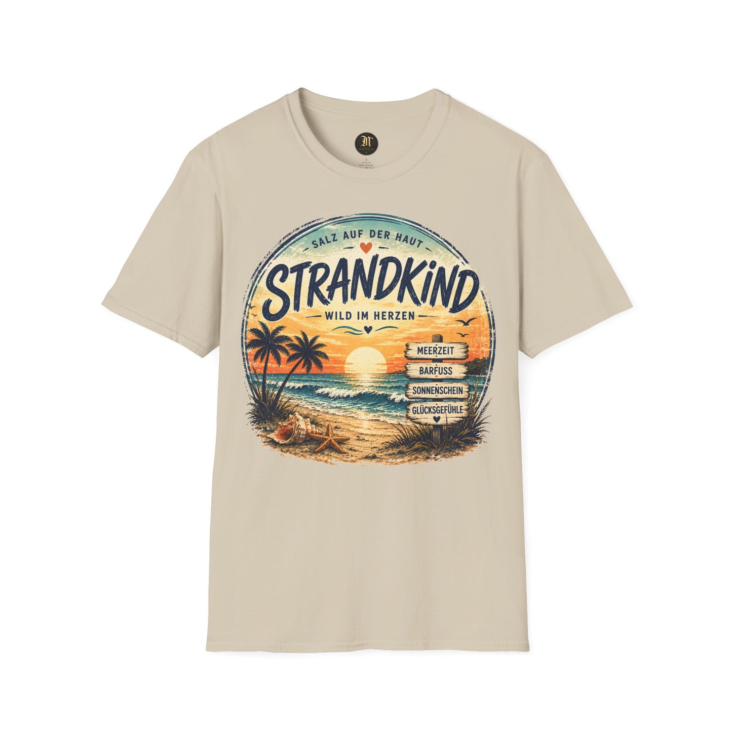 Strandkind T-Shirt – Salz auf der Haut, Wild im Herzen | Sommer & Meer Motiv