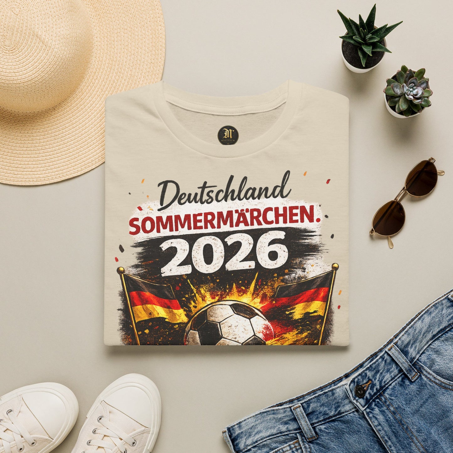 Deutschland Sommermärchen 2026 T-Shirt – Fußball Fan Shirt | Ein Team. Ein Ziel. Ein Traum.