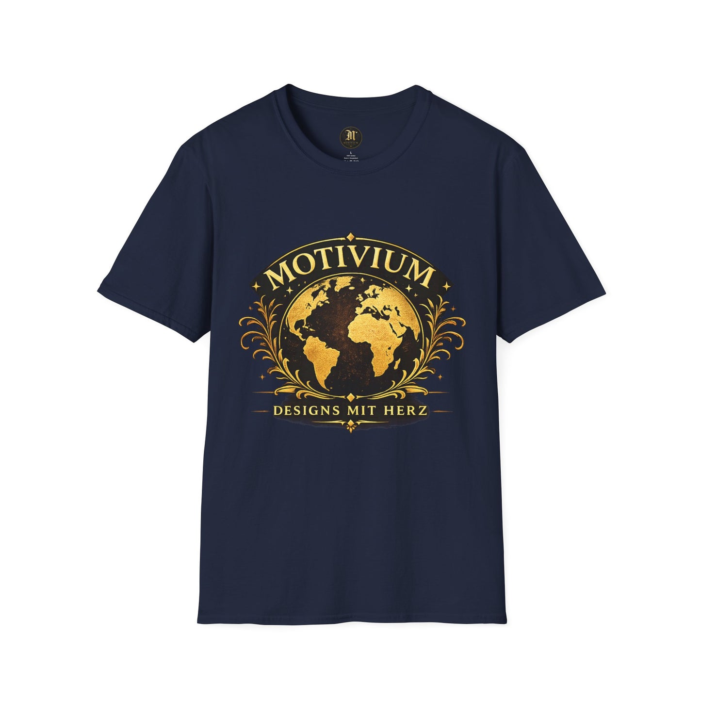 Motivium World Edition – Premium T-Shirt | Designs mit Herz