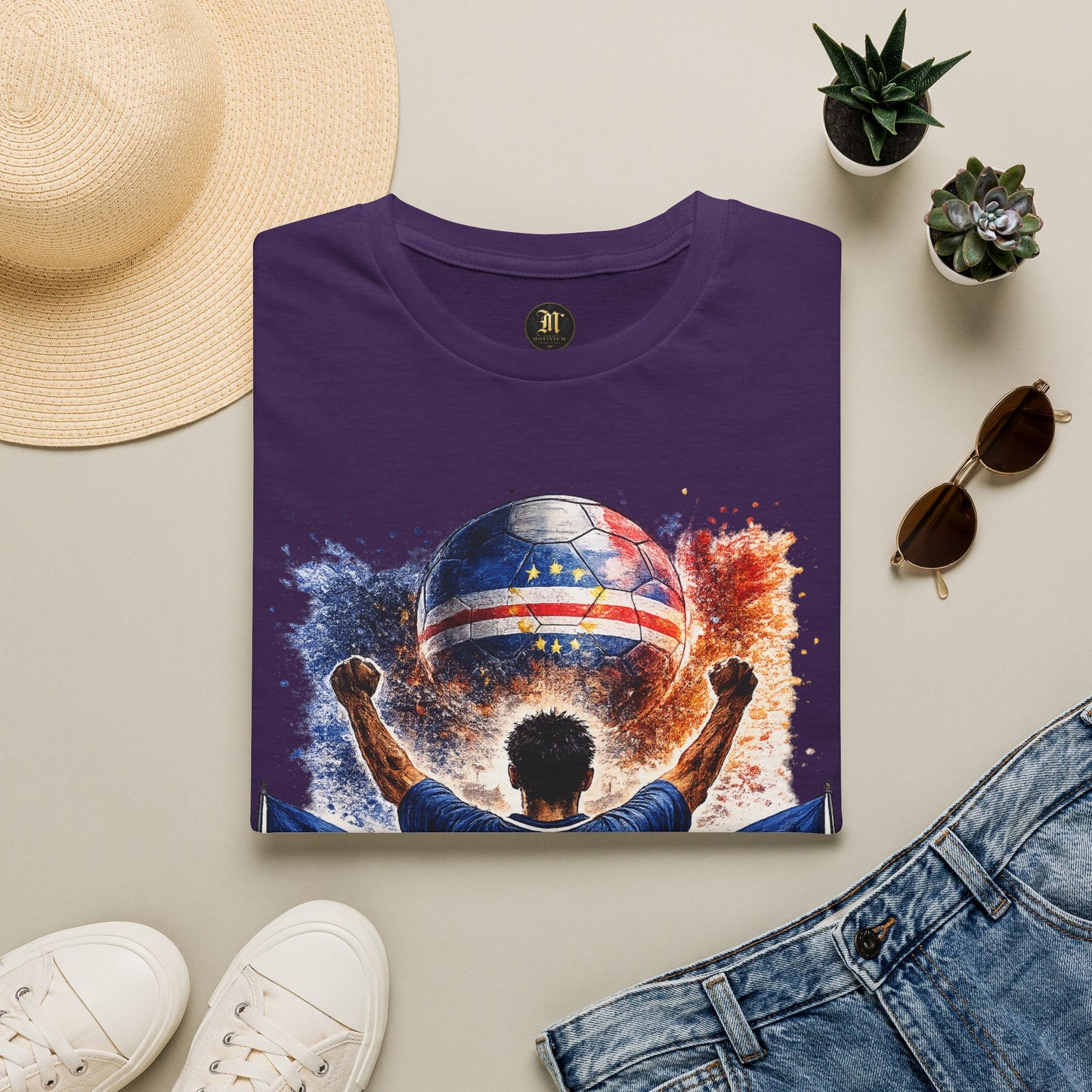 Kap Verde Fan Shirt – Cape Verde Football Supporter T-Shirt | Fußball Fan Geschenk