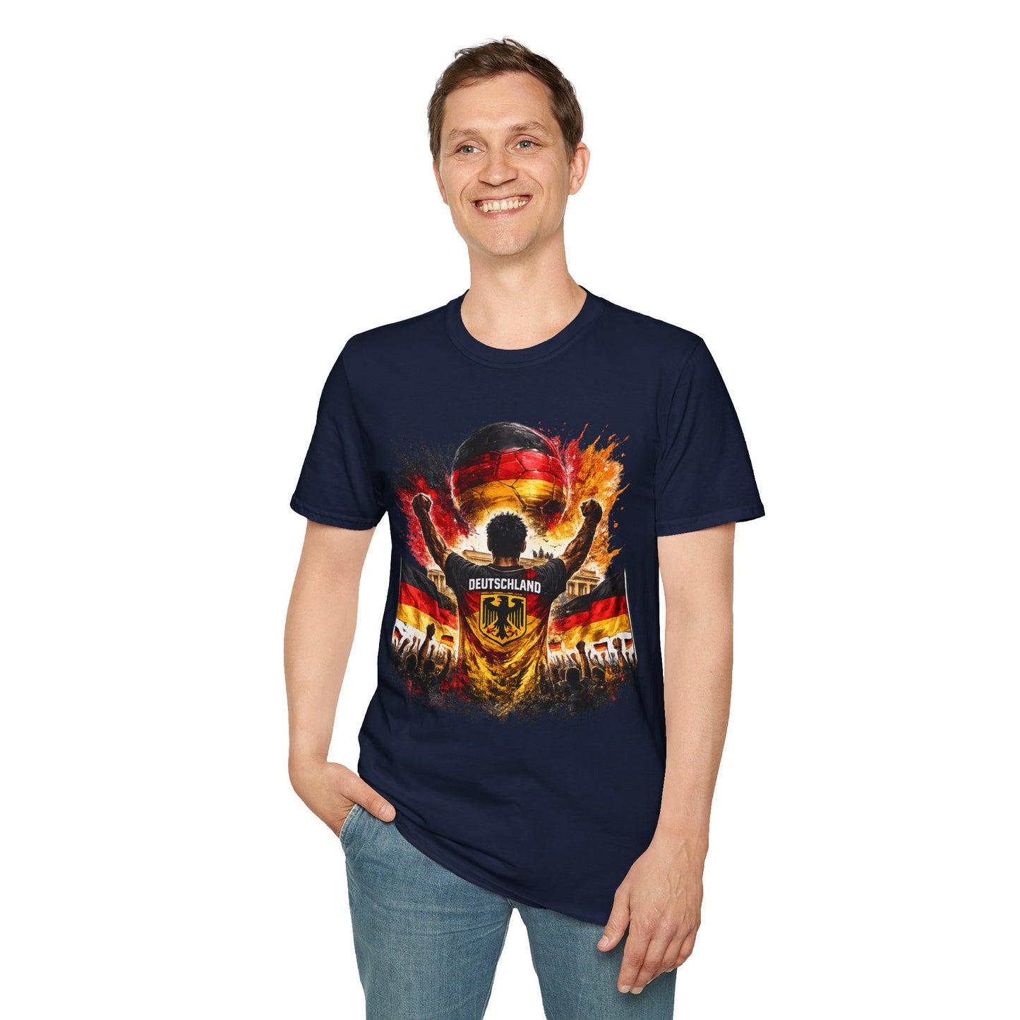 Deutschland Fan Shirt 2026 | German Football Supporter T-Shirt | Fußball Fan Geschenk