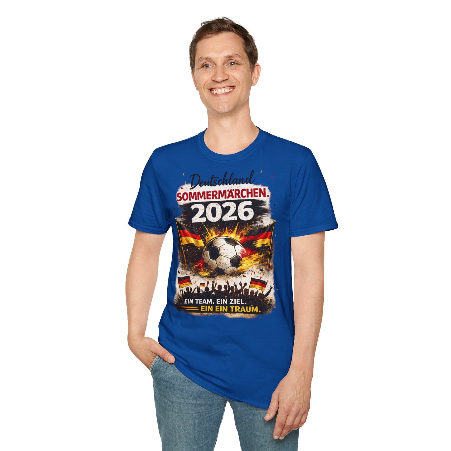 Deutschland Sommermärchen 2026 T-Shirt – Fußball Fan Shirt | Ein Team. Ein Ziel. Ein Traum.