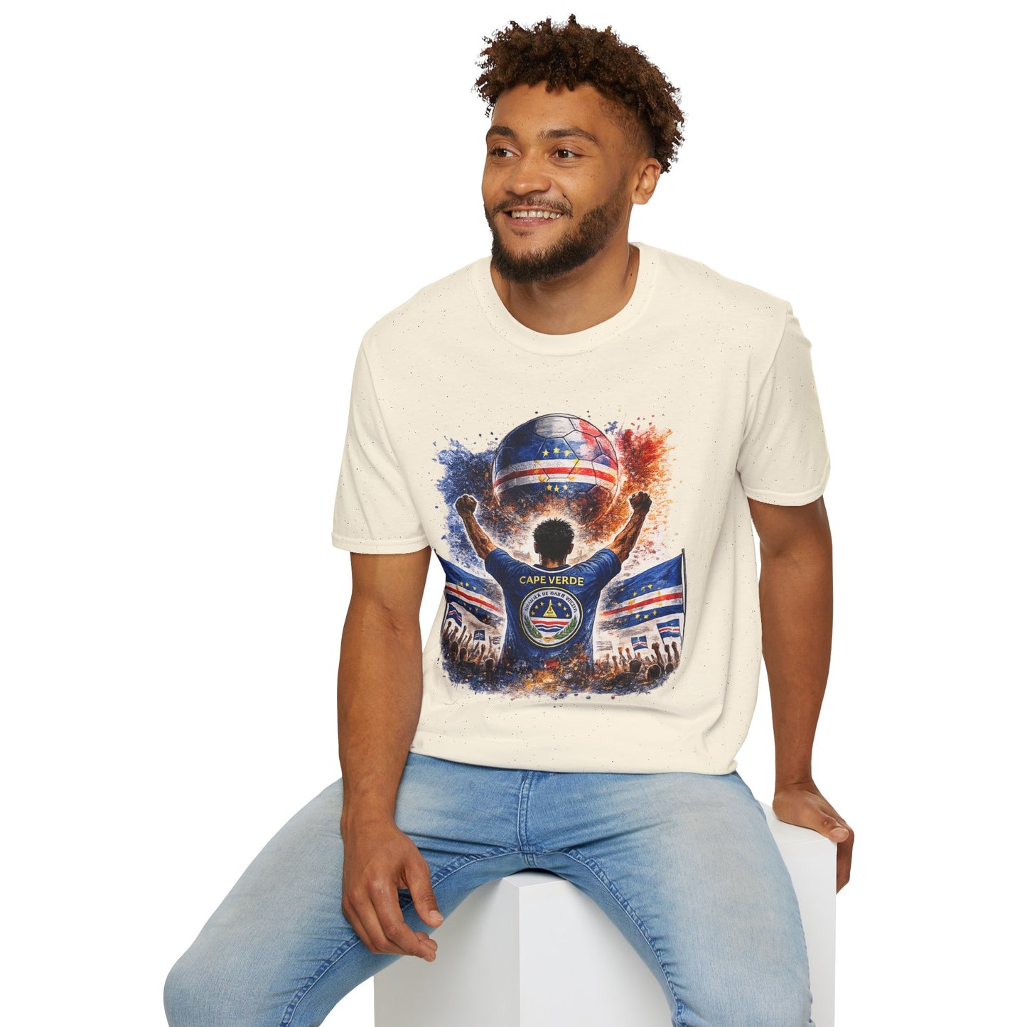 Kap Verde Fan Shirt – Cape Verde Football Supporter T-Shirt | Fußball Fan Geschenk