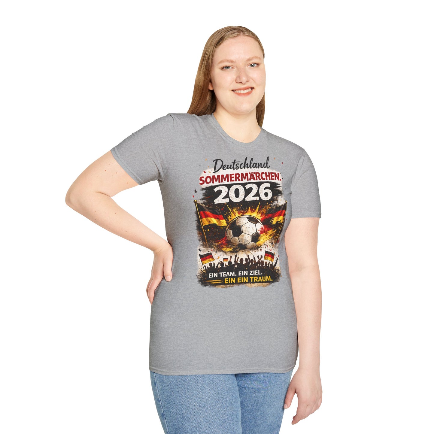 Deutschland Sommermärchen 2026 T-Shirt – Fußball Fan Shirt | Ein Team. Ein Ziel. Ein Traum.