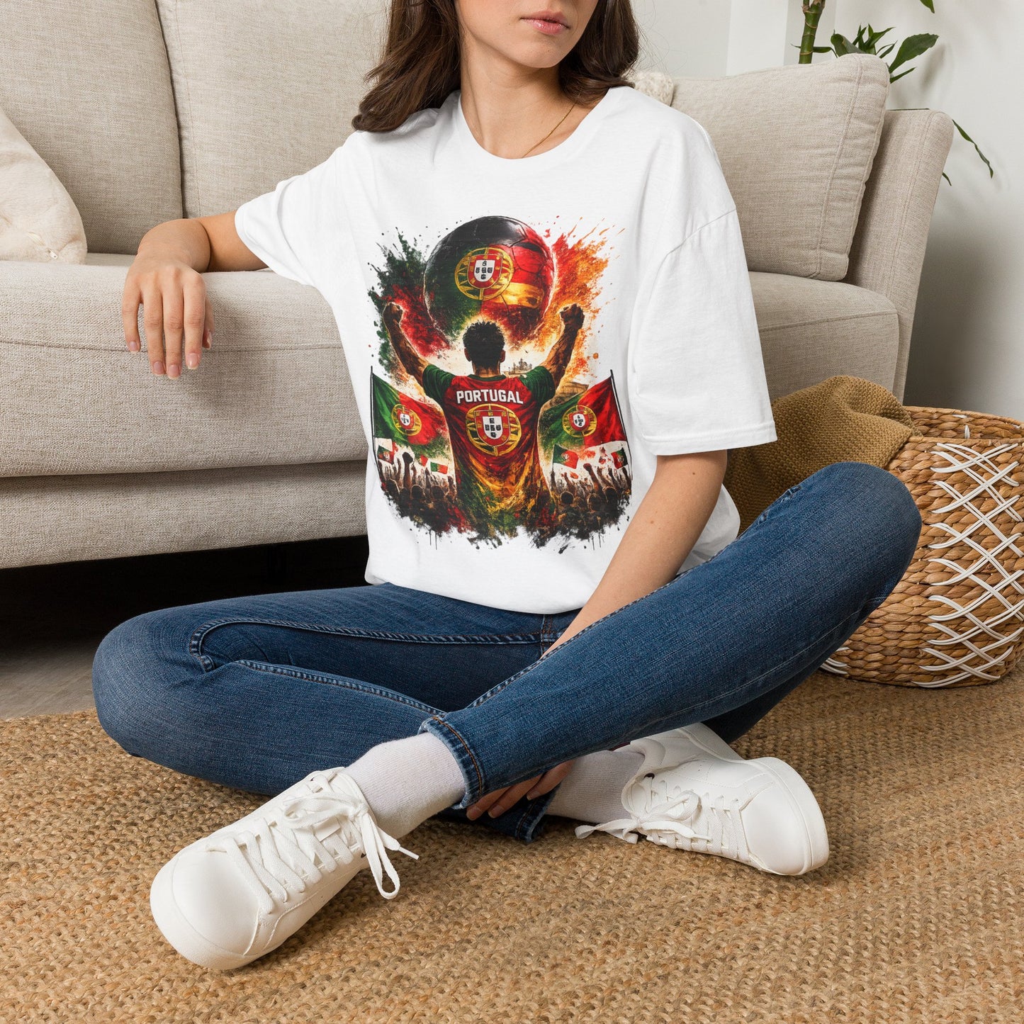 Portugal Fan Shirt 2026 | Portugal Football Supporter T-Shirt | Fußball Fan Geschenk