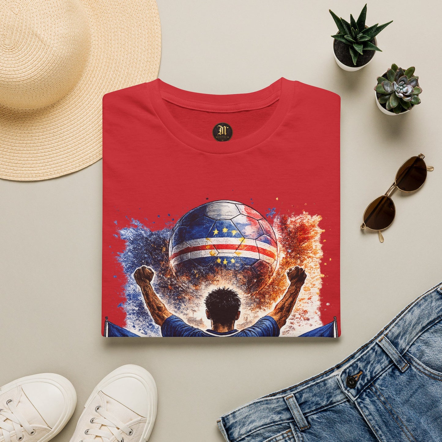 Kap Verde Fan Shirt – Cape Verde Football Supporter T-Shirt | Fußball Fan Geschenk