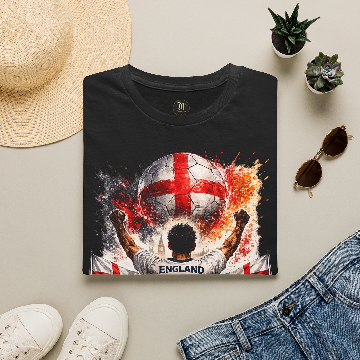 England Fan Shirt 2026 | England Football Supporter T-Shirt | Fußball Fan Geschenk