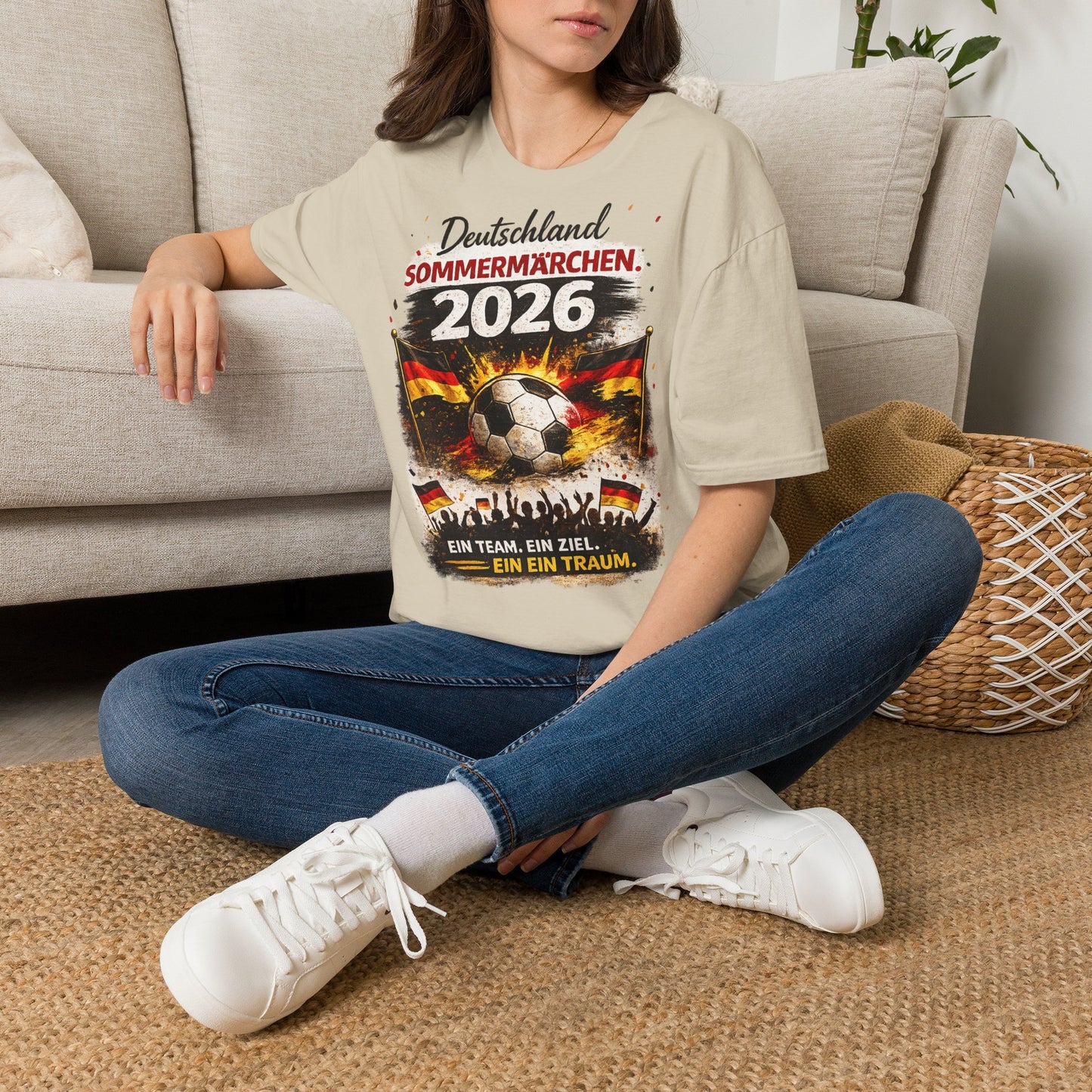 Deutschland Sommermärchen 2026 T-Shirt – Fußball Fan Shirt | Ein Team. Ein Ziel. Ein Traum.