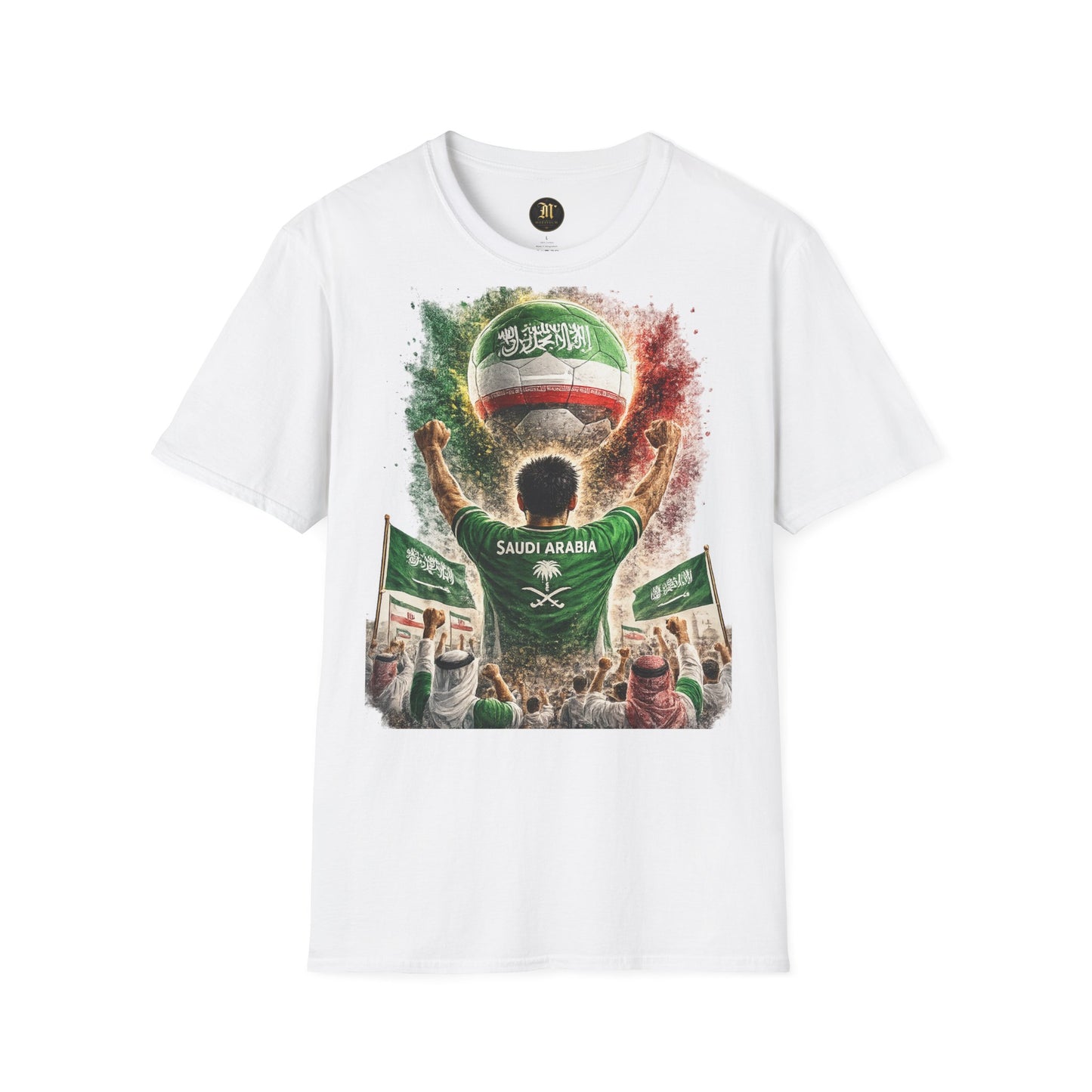 Saudi-Arabien Fußball Fan T-Shirt | Saudi Arabia Supporter Shirt | Saudi Arabia Fan Design | Fußball Fanartikel | Geschenk für Saudi-Arabien Fans