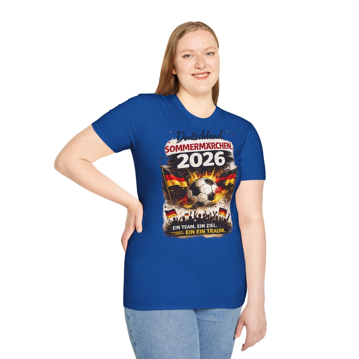 Deutschland Sommermärchen 2026 T-Shirt – Fußball Fan Shirt | Ein Team. Ein Ziel. Ein Traum.
