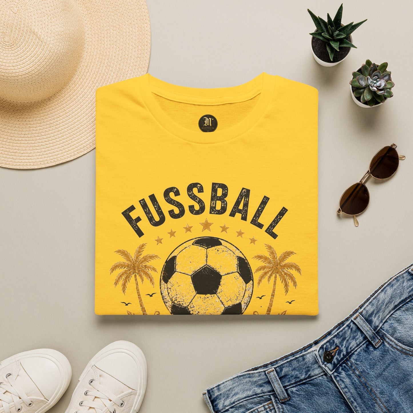 Fußball Freiheit Shirt – Vintage Fußball & Beach Lifestyle T-Shirt | Mein Leben. Mein Spiel